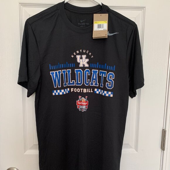 NWT Men's Unisex Nike Black Kentucky Wildcats DRI-FIT SS T-Shirt | Size SMALL - Picture 5 of 9